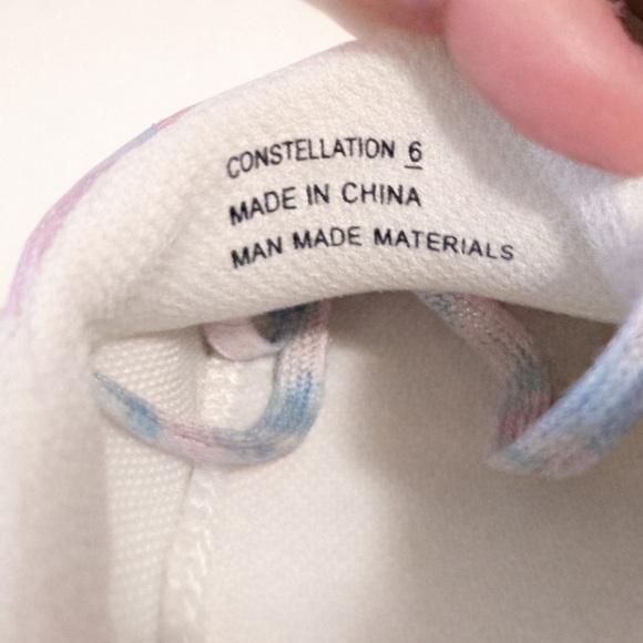 HeyGirl Corkys Constellation Star Sneakers Pastel Size 6 NWT incudes box - Picture 8 of 9